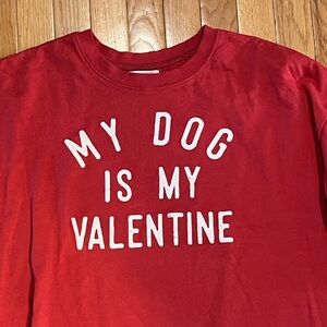 Grayson Threads Red Dog Valentine Sweatshirt. Like new - size XL
